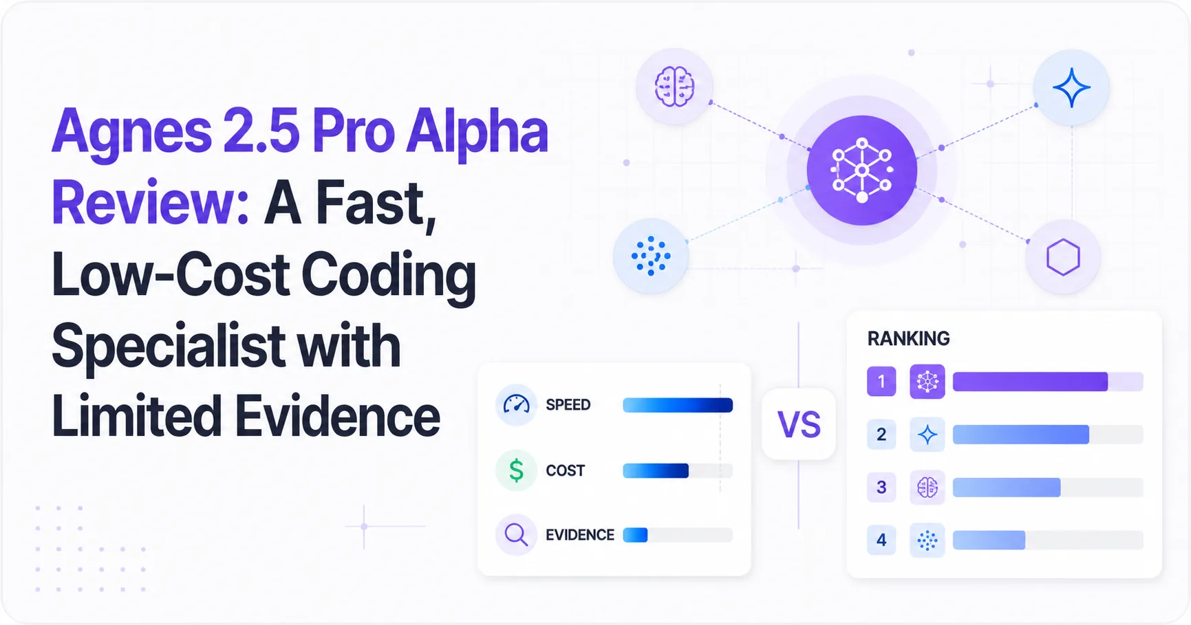 Agnes 2.5 Pro Alpha Review: A Fast, Low-Cost Coding Specialist with Limited Evidence