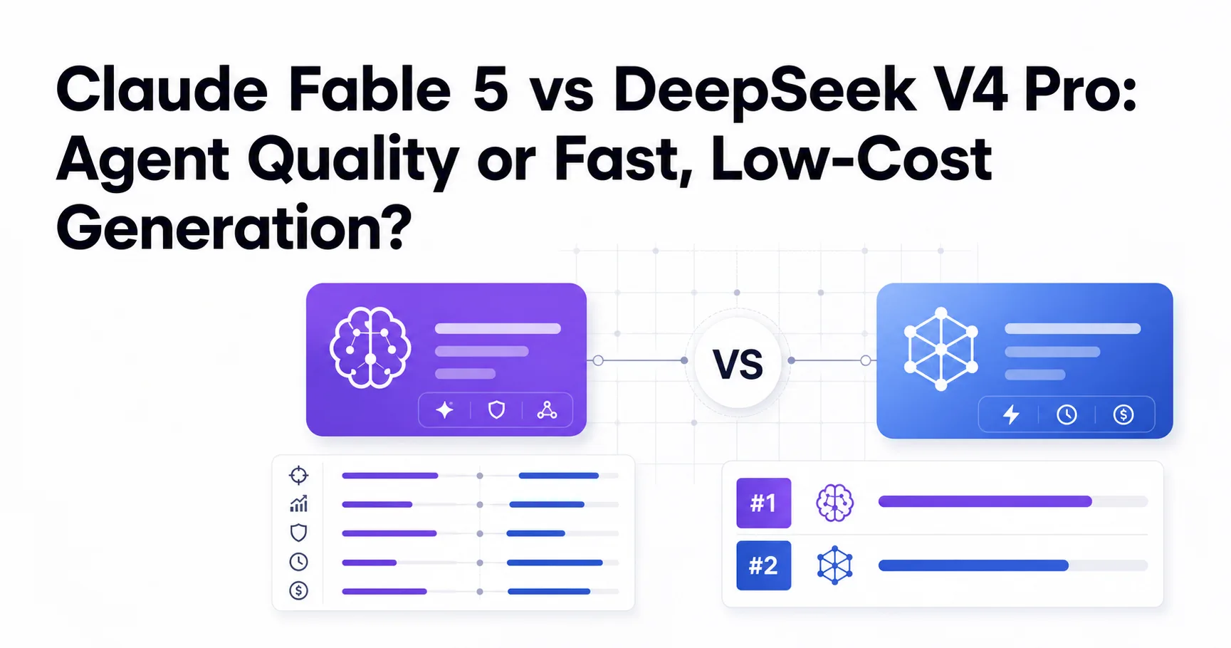 Claude Fable 5 vs DeepSeek V4 Pro: Agent Quality or Fast, Low-Cost Generation?