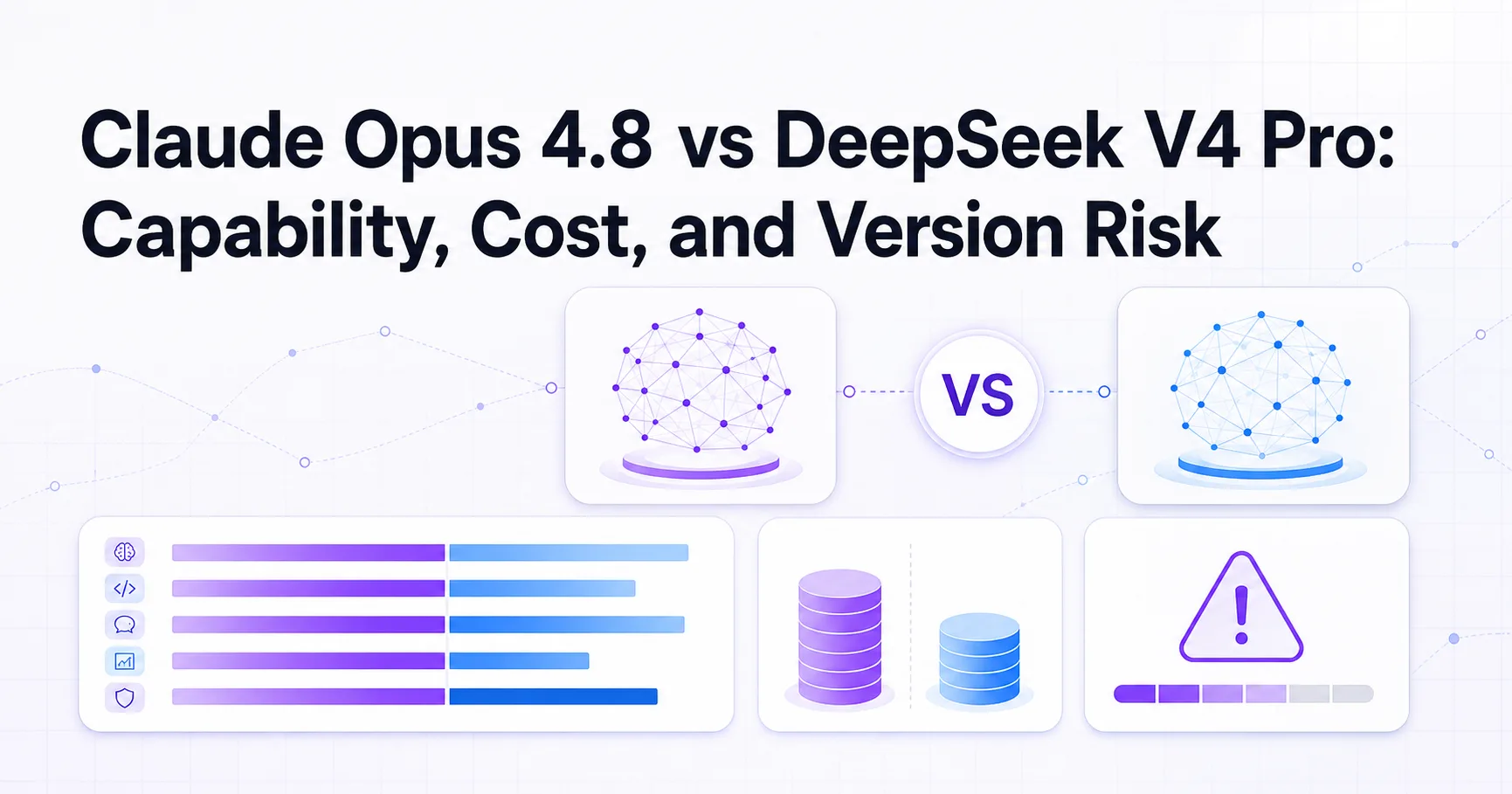 Claude Opus 4.8 vs DeepSeek V4 Pro: Capability, Cost, and Version Risk