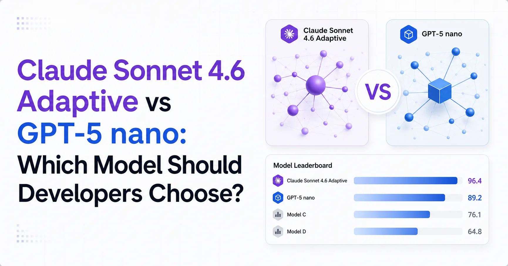 Claude Sonnet 4.6 Adaptive vs GPT-5 nano: Which Model Should Developers Choose?