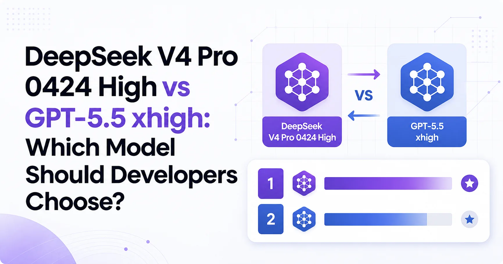 DeepSeek V4 Pro 0424 High vs GPT-5.5 xhigh: Which Model Should Developers Choose?
