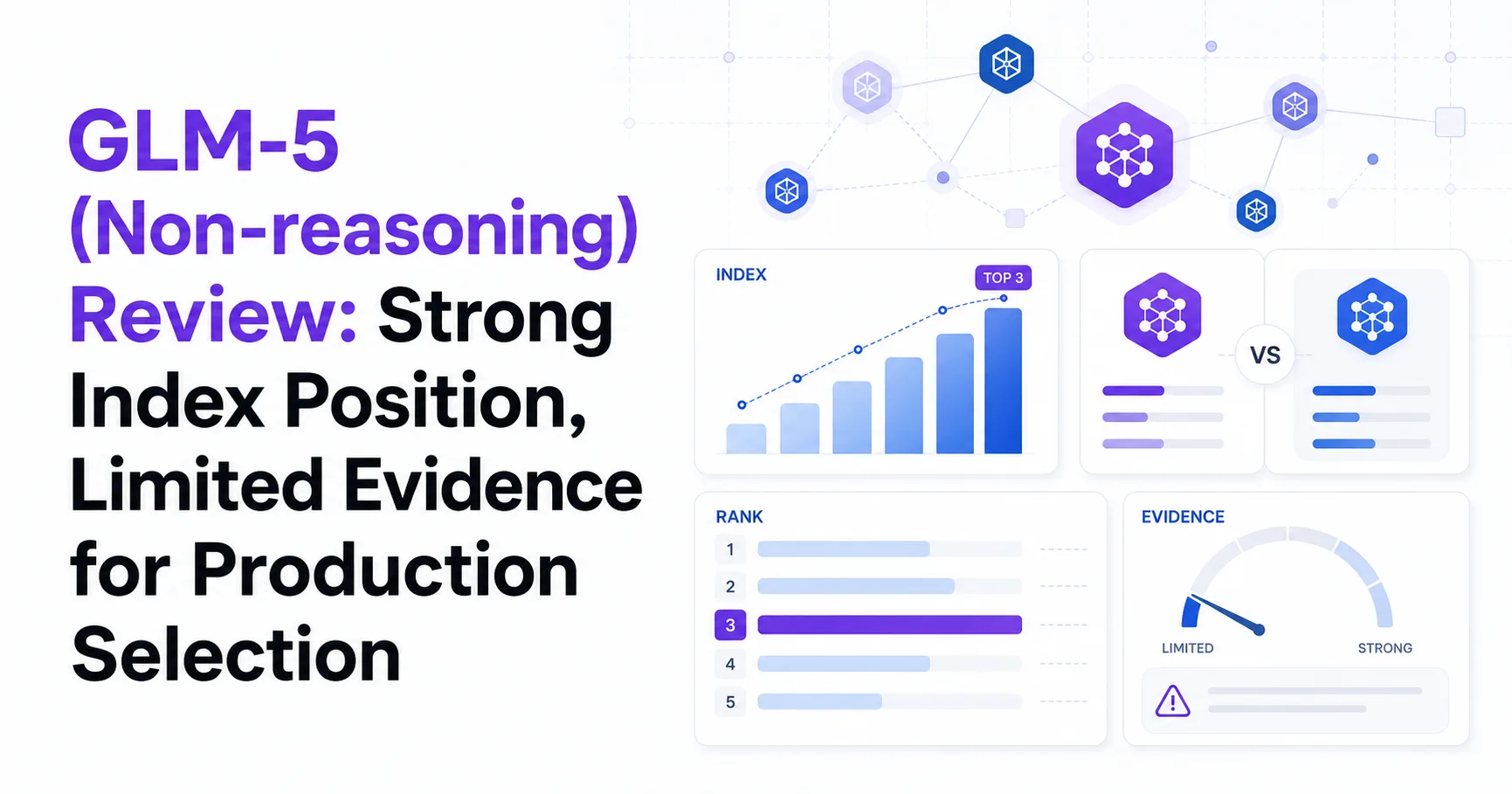 GLM-5 (Non-reasoning) Review: Strong Index Position, Limited Evidence for Production Selection