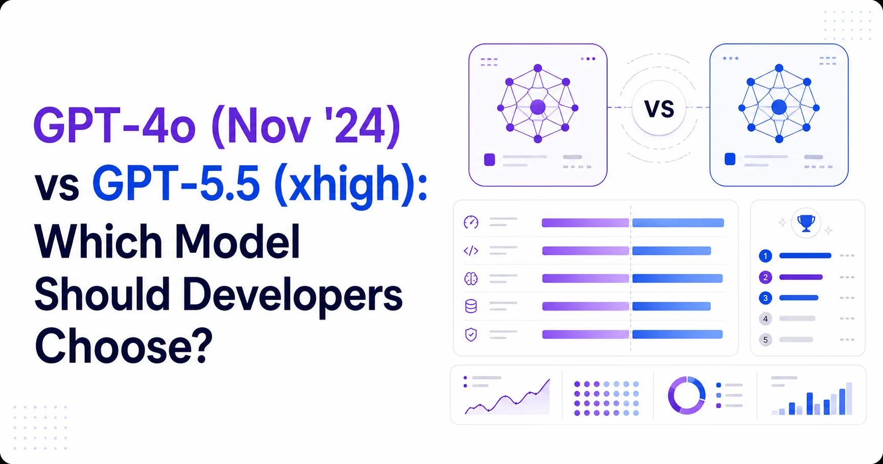 GPT-4o (Nov '24) vs GPT-5.5 (xhigh): Which Model Should Developers Choose?