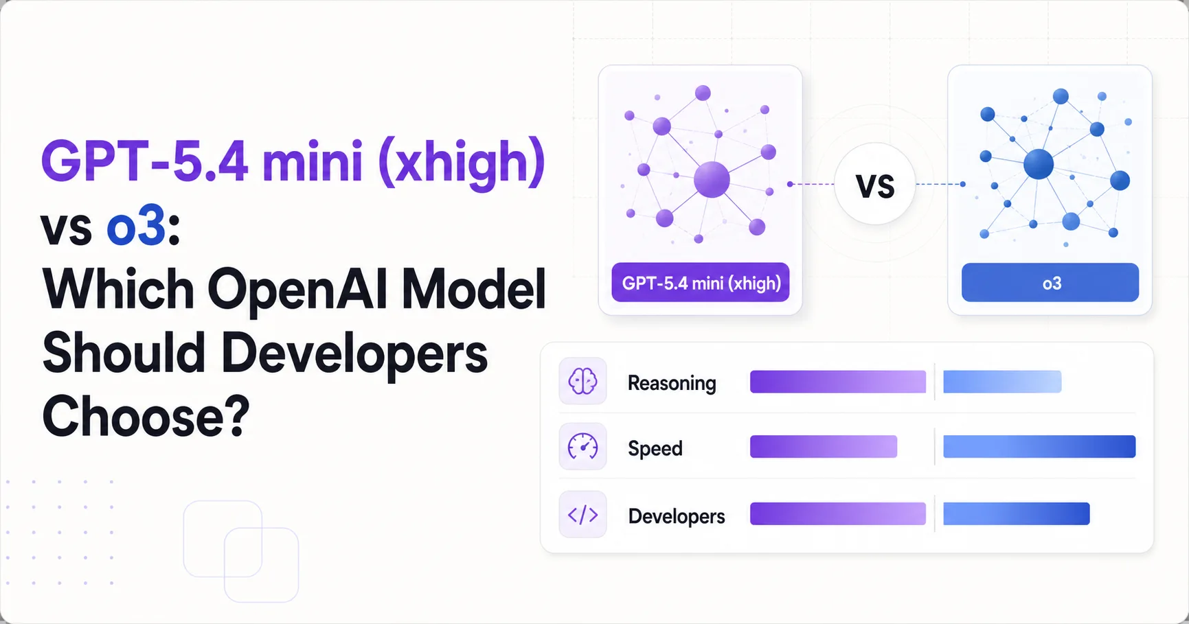 GPT-5.4 mini (xhigh) vs o3: Which OpenAI Model Should Developers Choose?