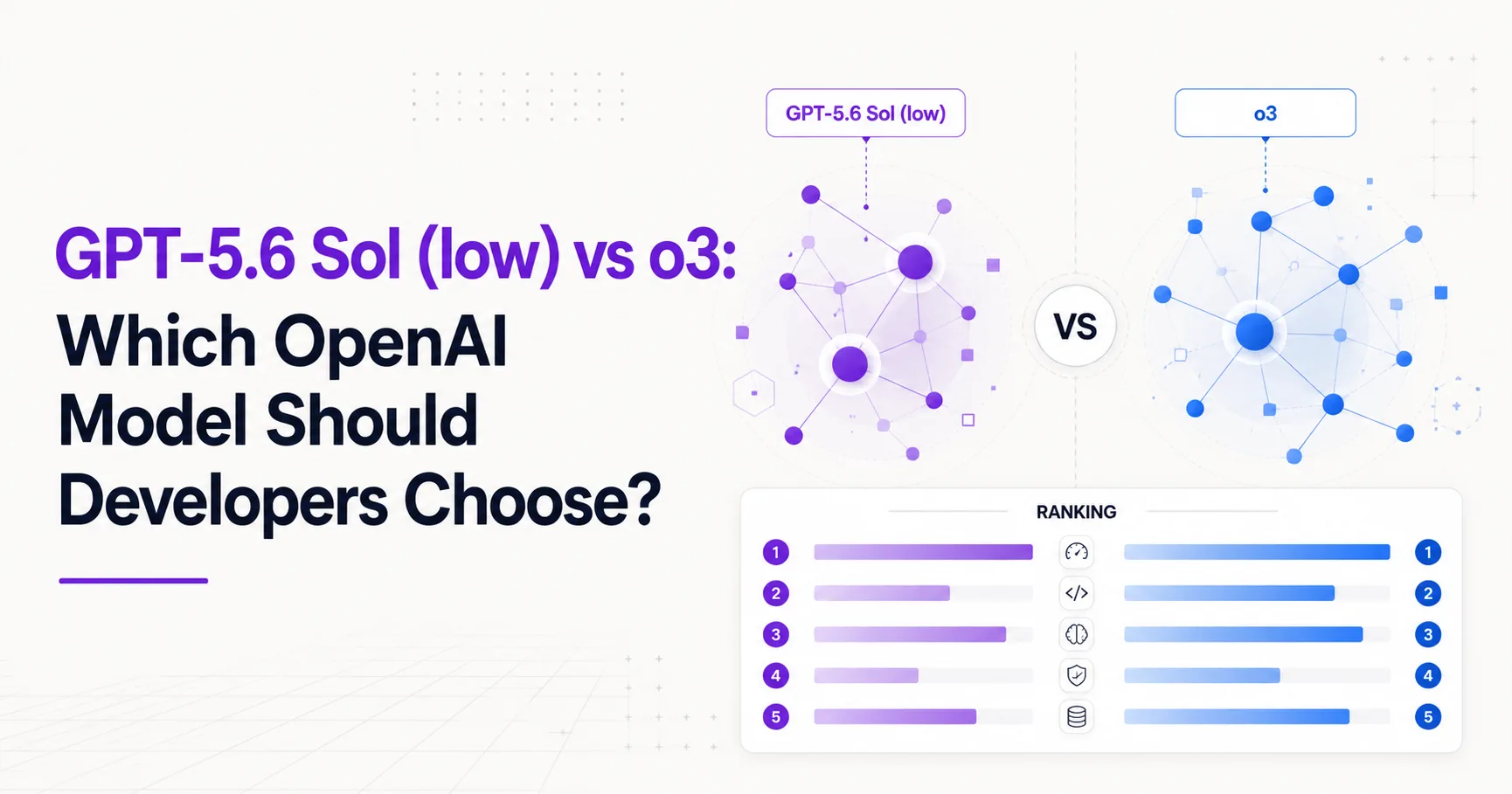 GPT-5.6 Sol (low) vs o3: Which OpenAI Model Should Developers Choose?