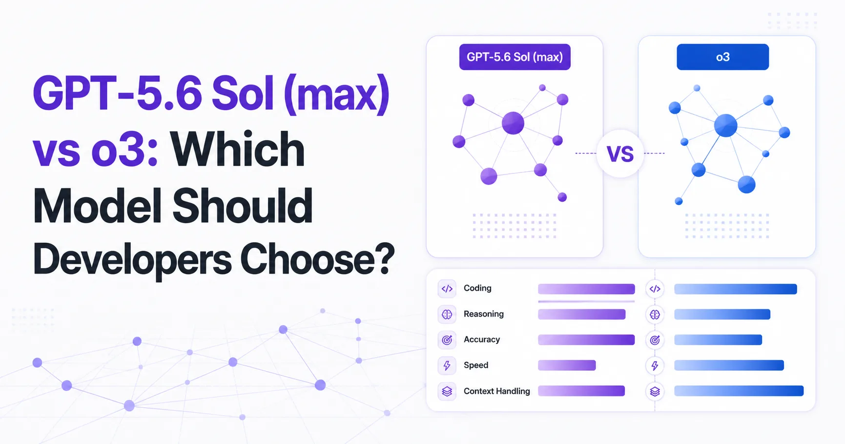 GPT-5.6 Sol (max) vs o3: Which Model Should Developers Choose?