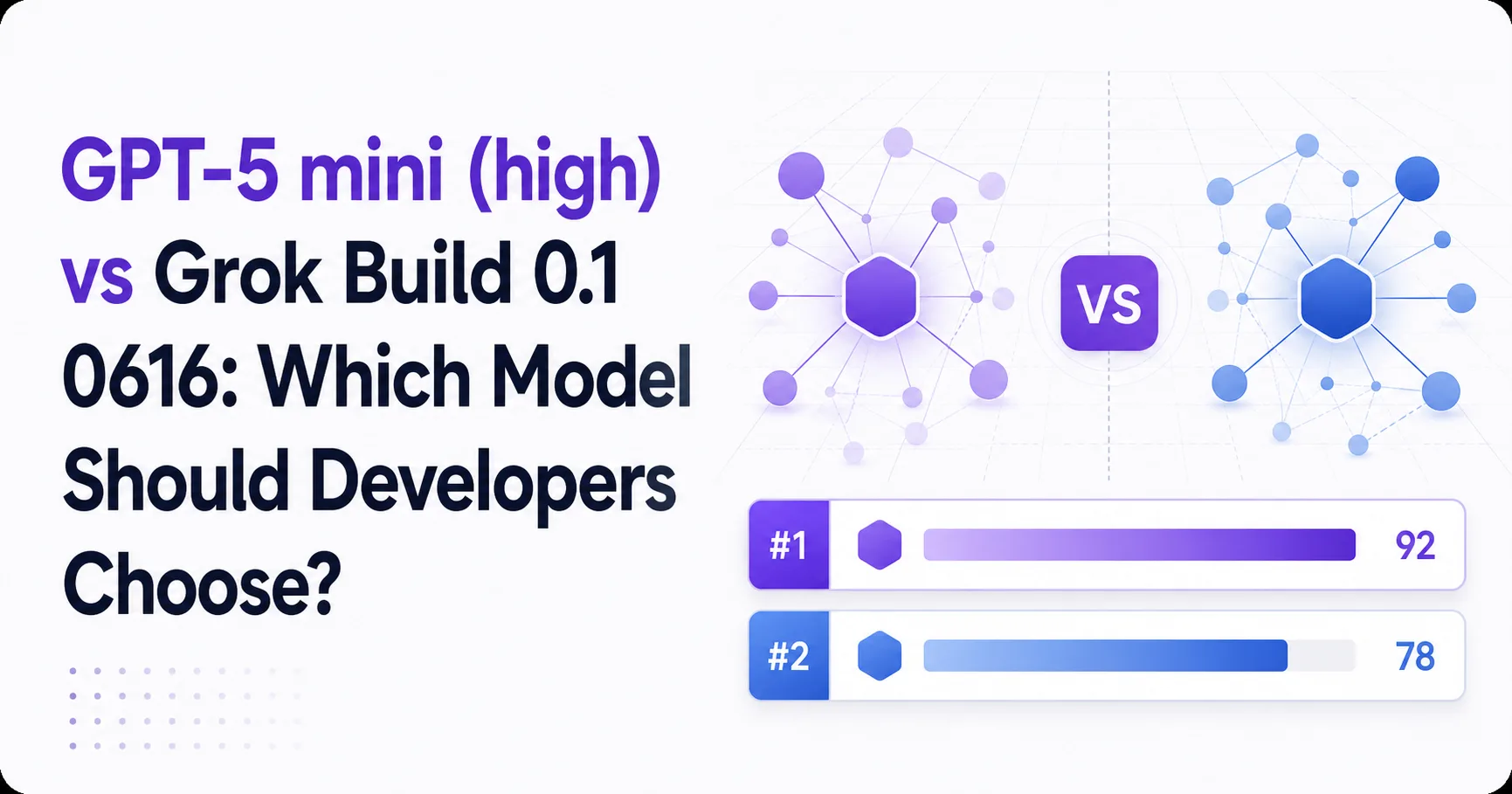 GPT-5 mini (high) vs Grok Build 0.1 0616: Which Model Should Developers Choose?
