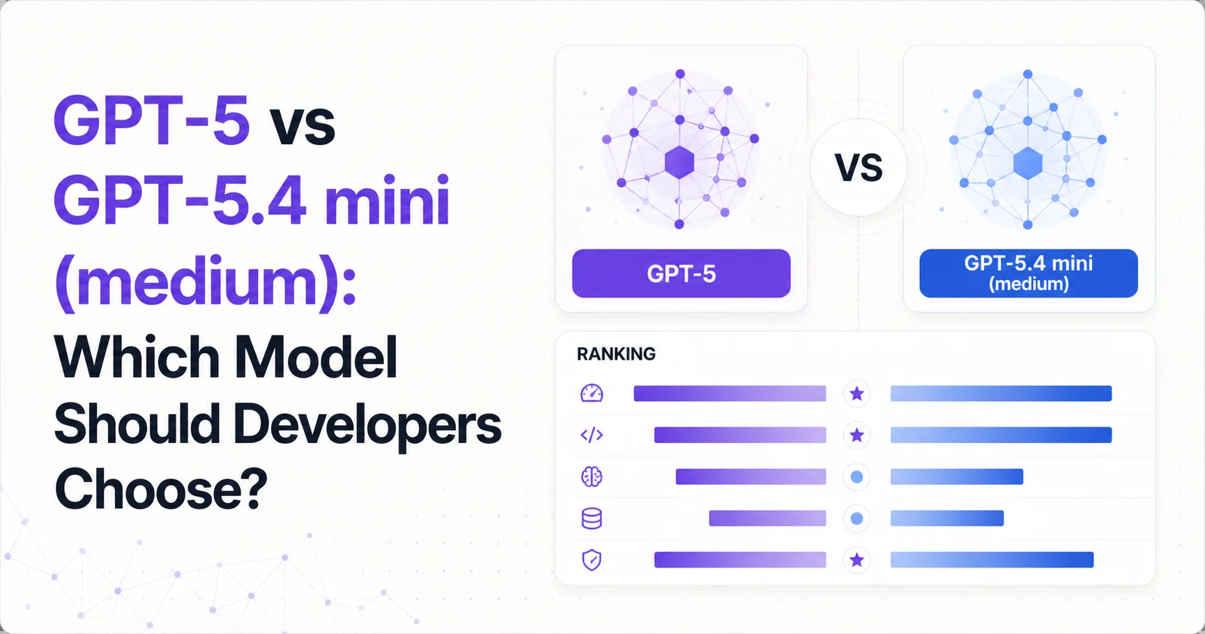 GPT-5 vs GPT-5.4 mini (medium): Which Model Should Developers Choose?