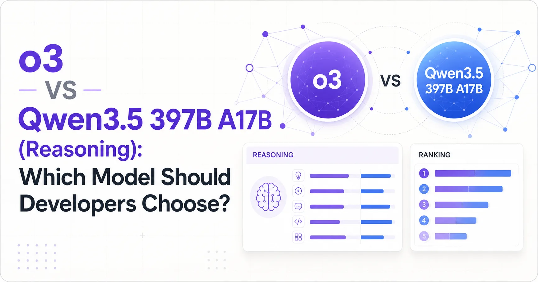 o3 vs Qwen3.5 397B A17B (Reasoning): Which Model Should Developers Choose?